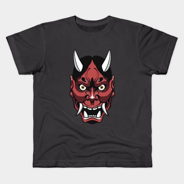 Hannya Kids T-Shirt by Ink.amaral